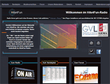 Tablet Screenshot of hits4fun.com
